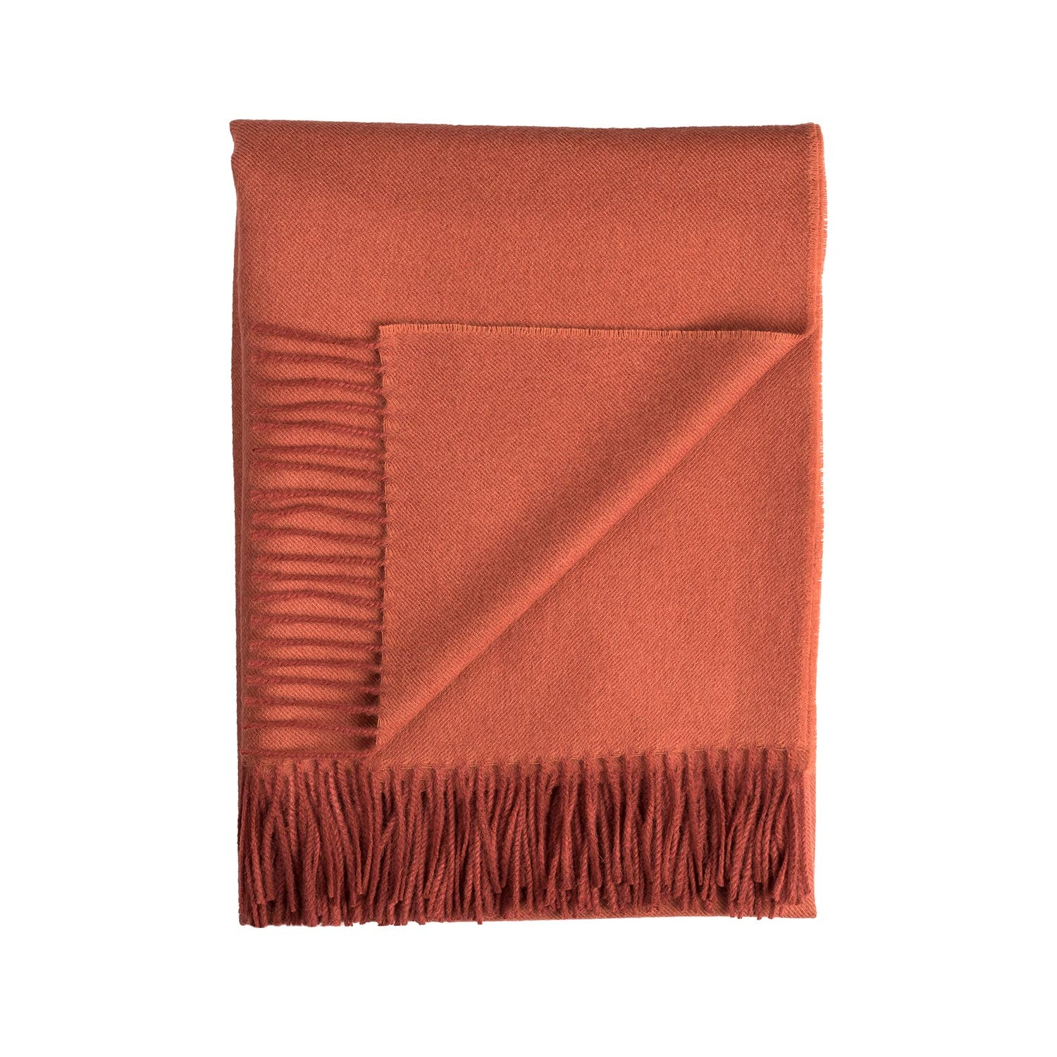 Crimson Kiss: Luxuriously Soft 100% Baby Alpaca Throw